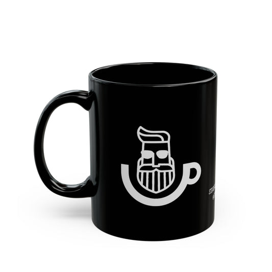 Stay Steadfast - Black Ceramic Coffee Cup