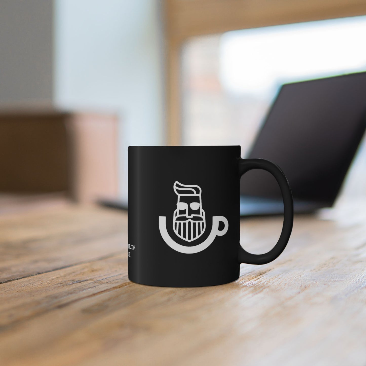 Stay Steadfast - Black Ceramic Coffee Cup