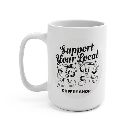 Steadfast Café 15oz Ceramic Coffee Mug