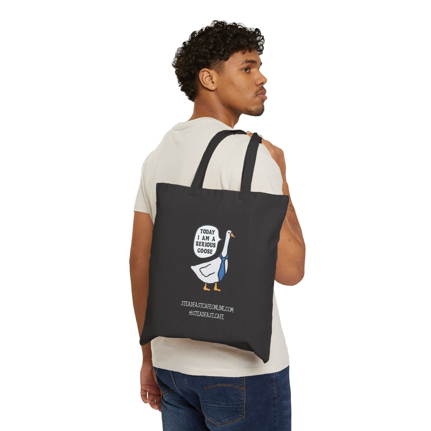 Silly Goose Canvas Tote Bag