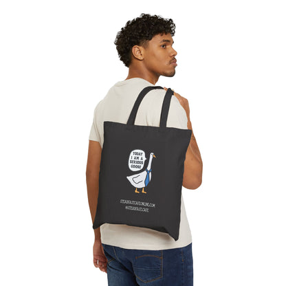 Silly Goose Canvas Tote Bag