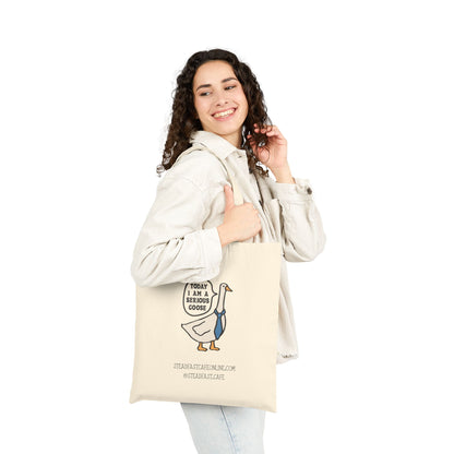 Silly Goose Canvas Tote Bag