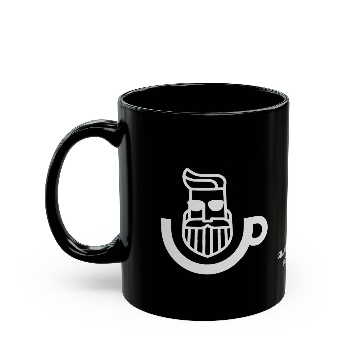 Stay Steadfast - Black Ceramic Coffee Cup