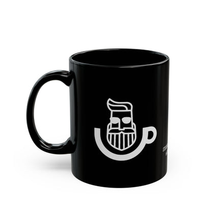 Stay Steadfast - Black Ceramic Coffee Cup