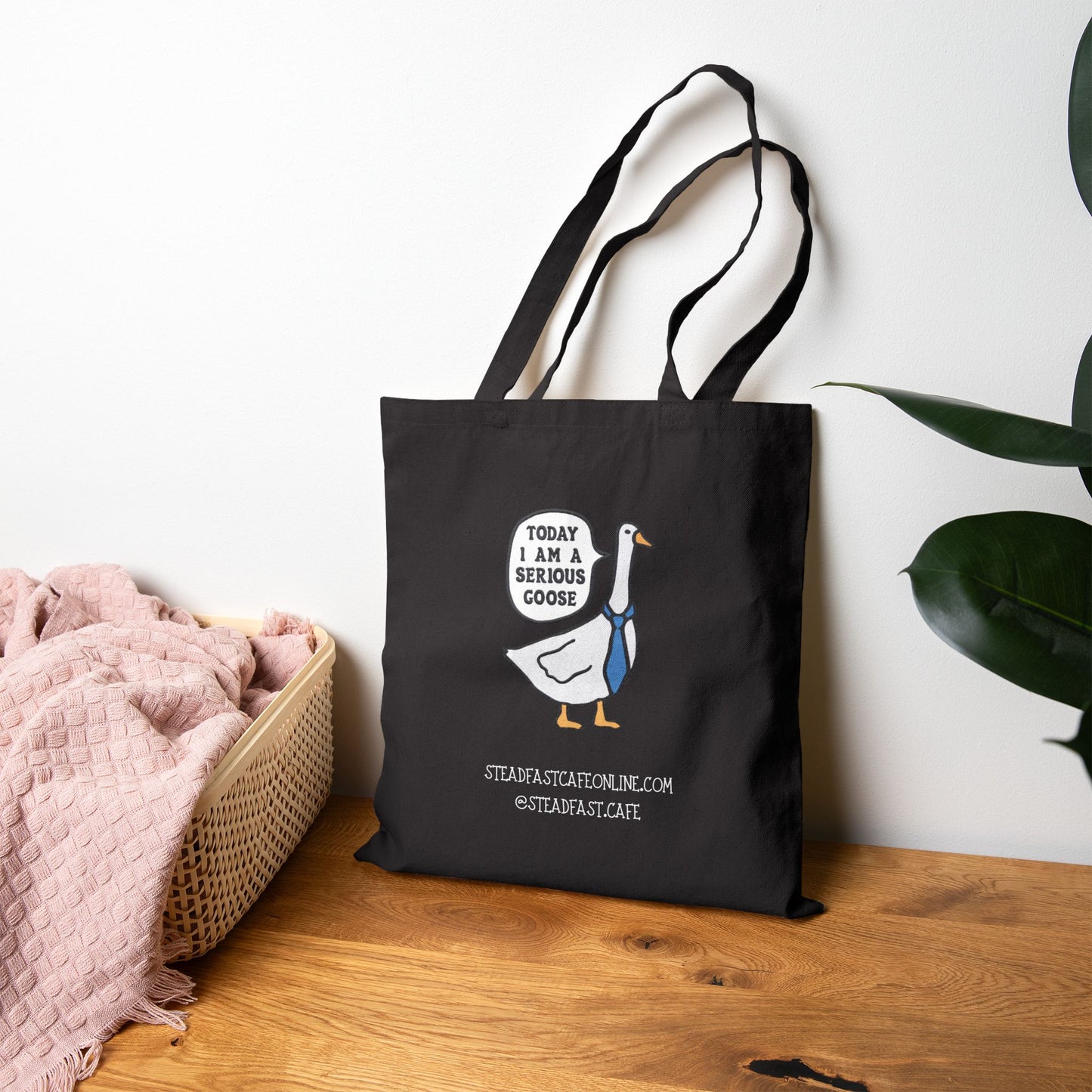 Silly Goose Canvas Tote Bag